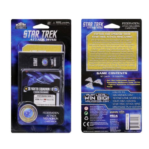 Star Trek Attack Wing: Federation Attack Squadron Card Pack Wave 4